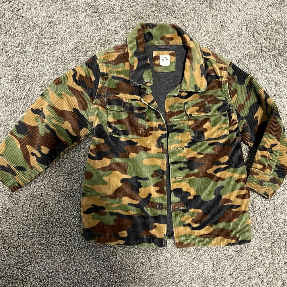 Army fatigue corduroy light jacket